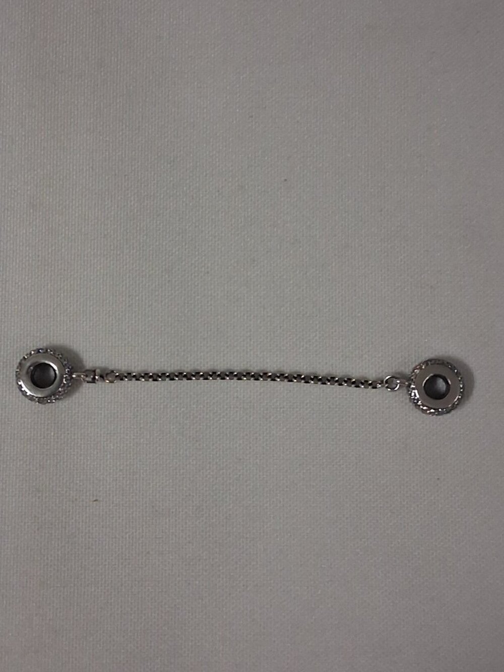 Pandora Sparkling Pavé Safety Chain Charm (Style 791736CZ-05)
